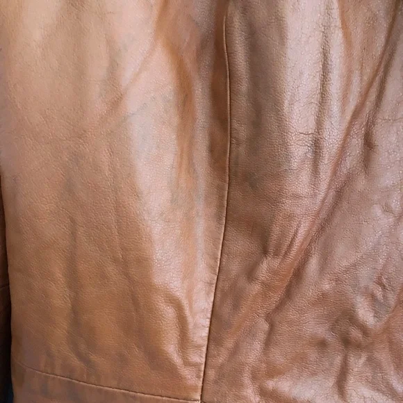 Women’s Vintage Genuine Leather Jacket - Picture 8 of 8